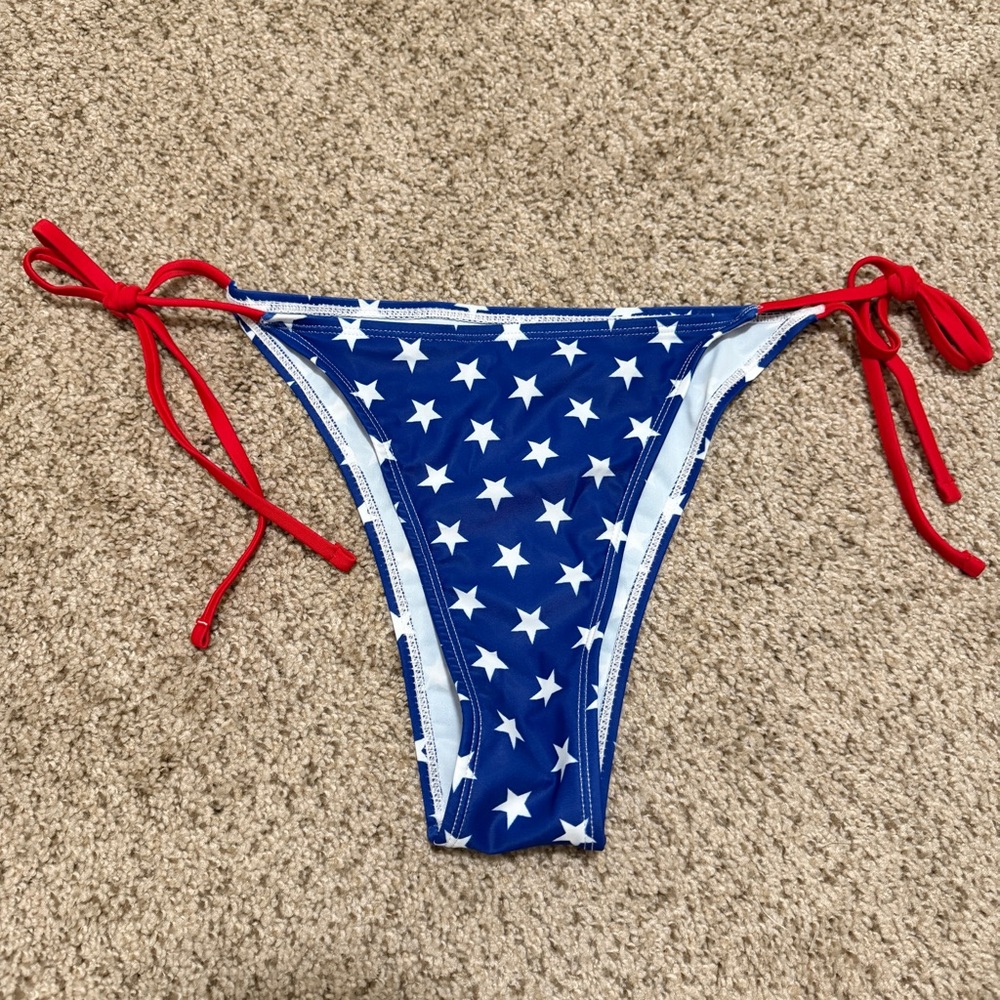 American Flag Patritotic Fourth of July swimsuit - Picture 4 of 5